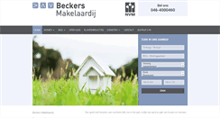 Desktop Screenshot of beckersmakelaardij.nl